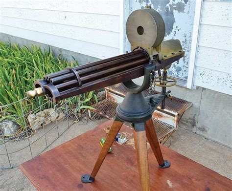 gatling gun handheld|5.56 hand crank gatling gun.